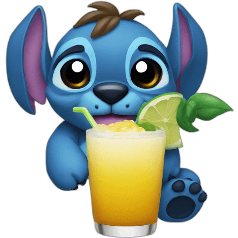 stitch drink tacacá from brazil emoji