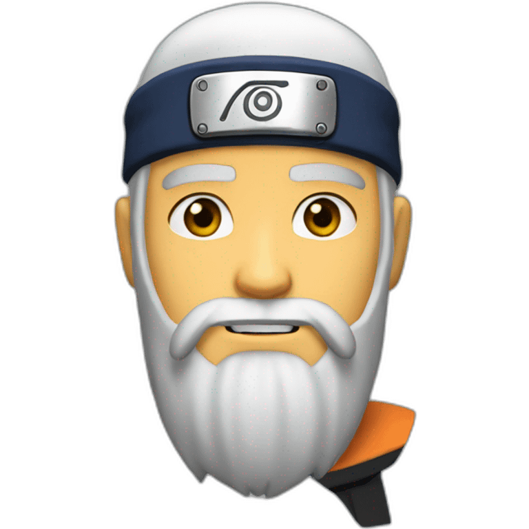 Naruto avec un barbe emoji