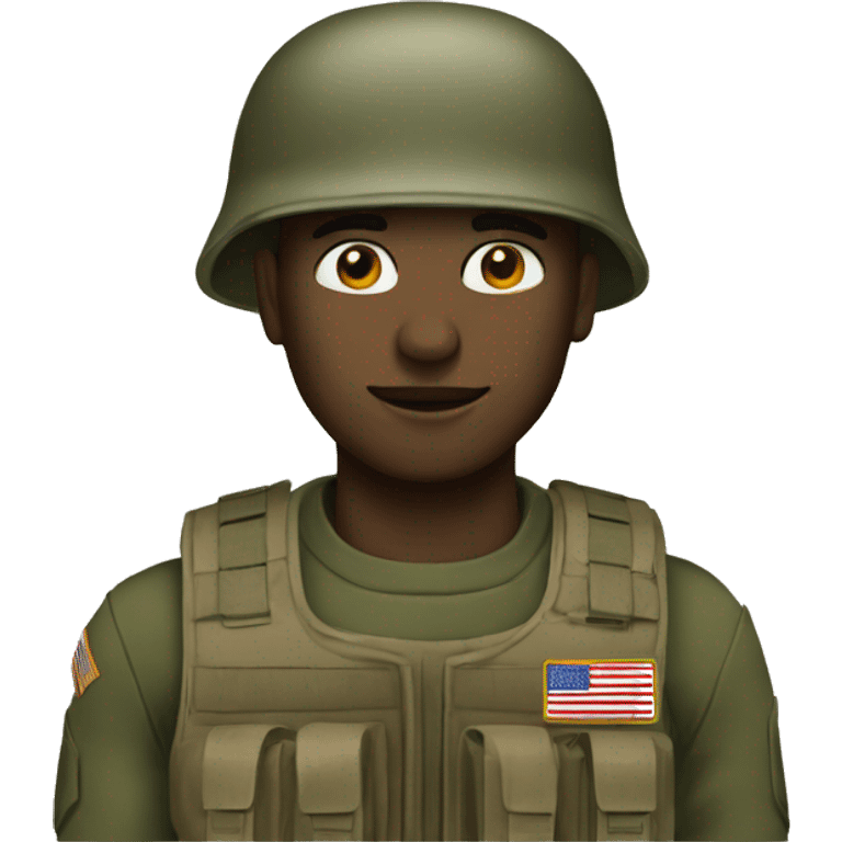 Soldier serius emoji