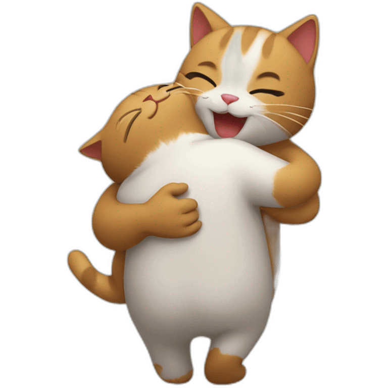 hug cat emoji