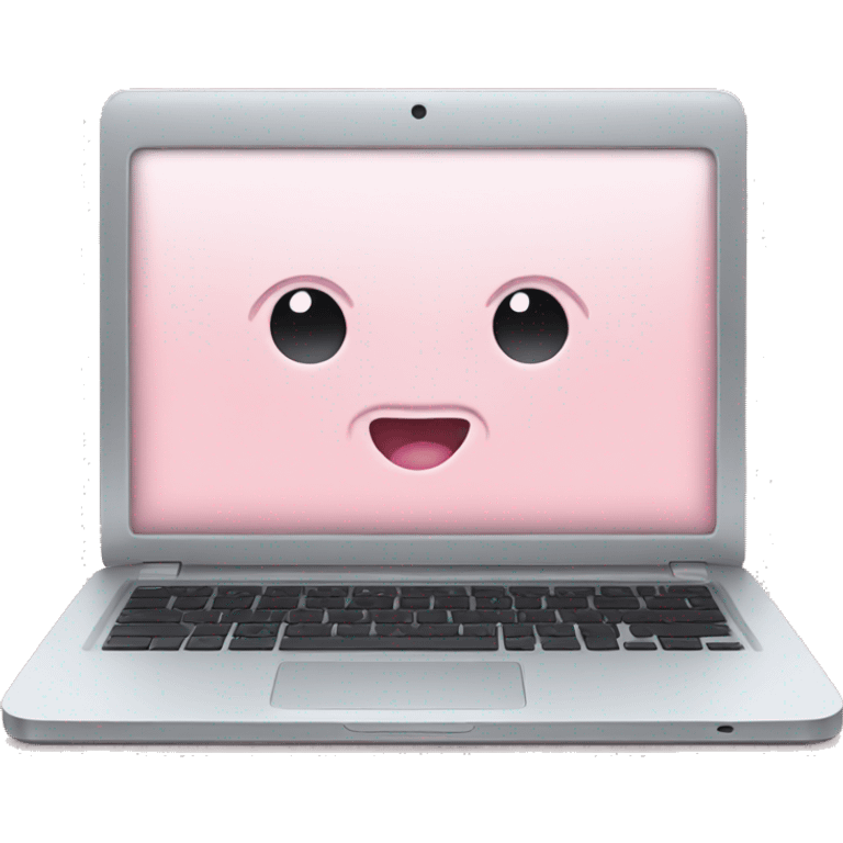 Soft Pink laptop 🩷 emoji