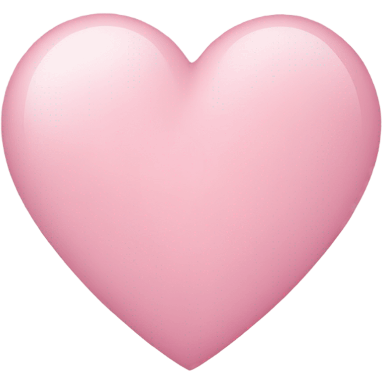 Light pink heart emoji