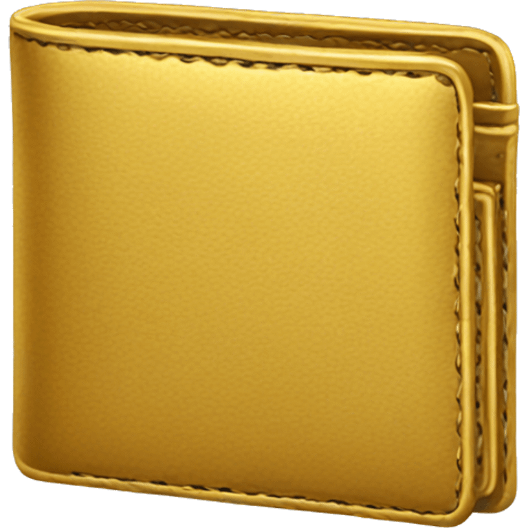 Golden wallet emoji