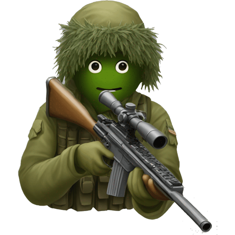 ww2 ghillie sniper emoji