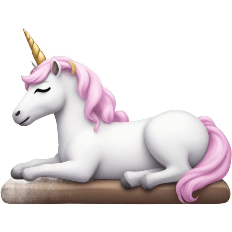 Unicorn being chill emoji