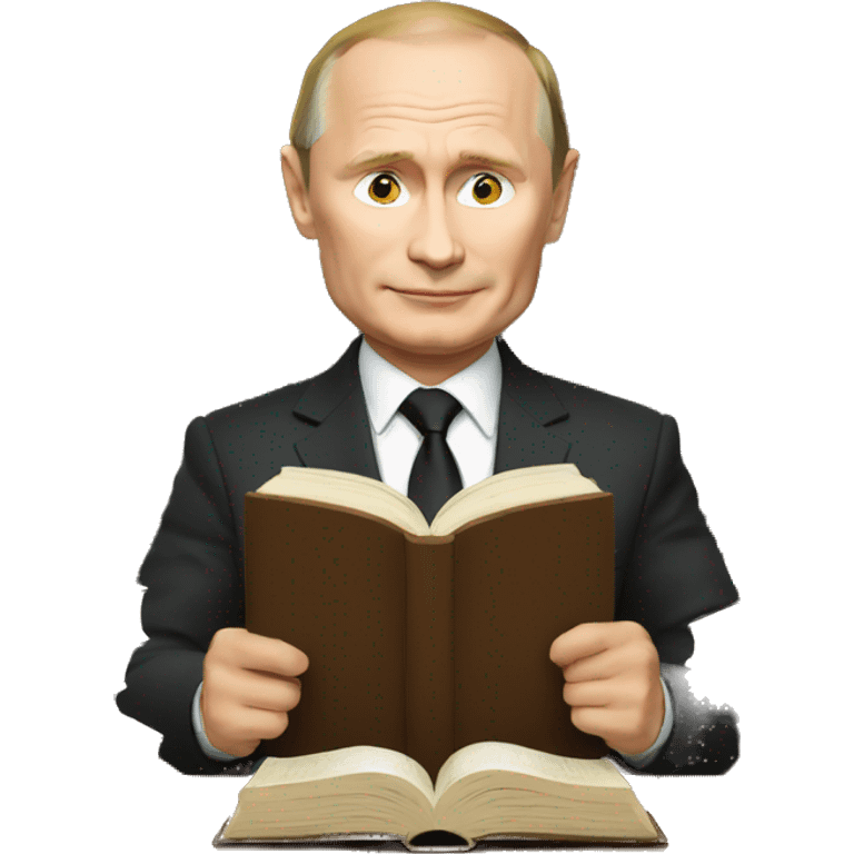 putin read book emoji