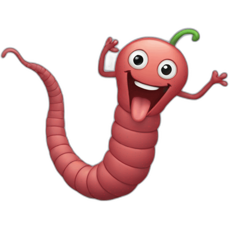 worm dancing emoji