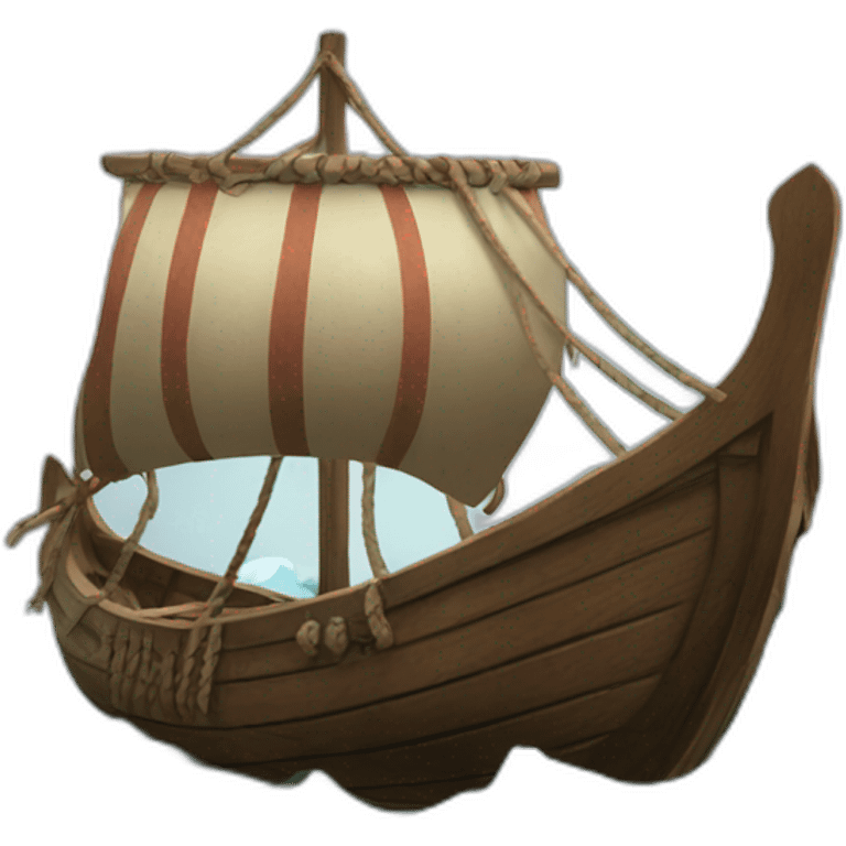 vikings's boat emoji