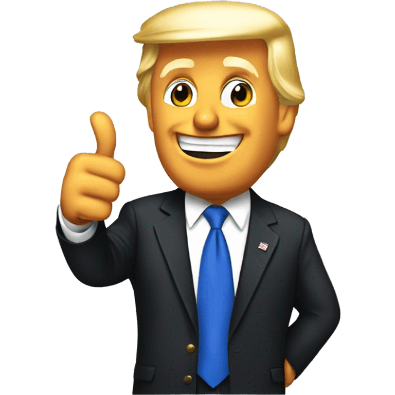 Donald Trump thumbs up emoji