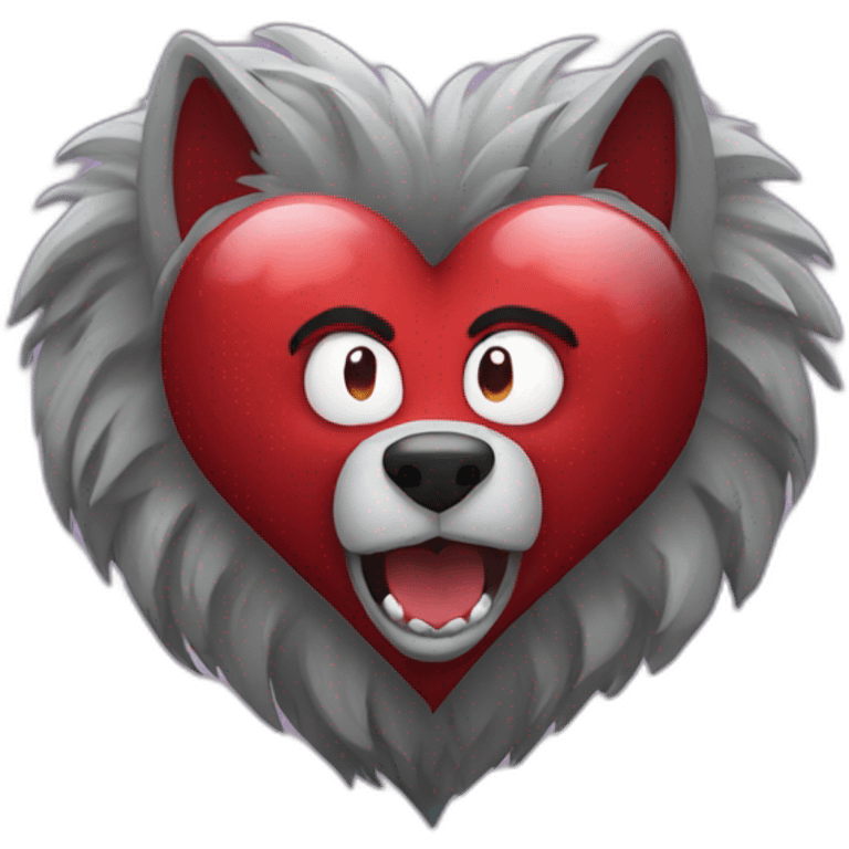 werewolf heart emoji