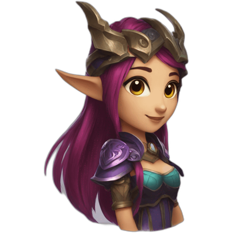 lulu from game league of legends who hello emoji