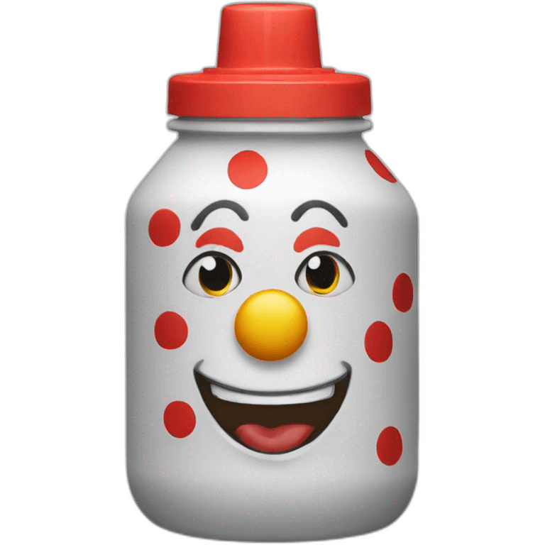 clown in a bidon emoji