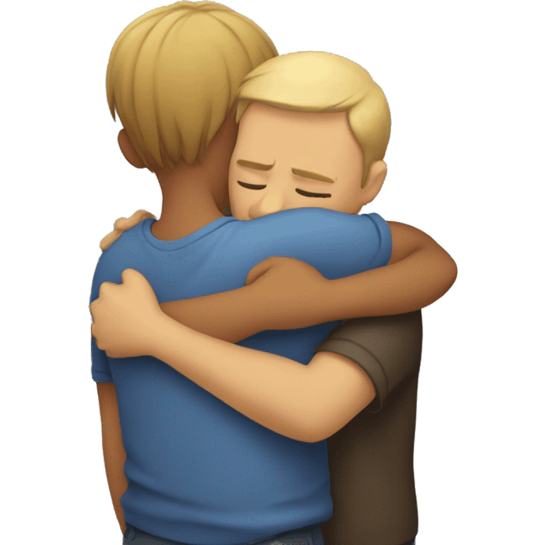 Sad hug emoji