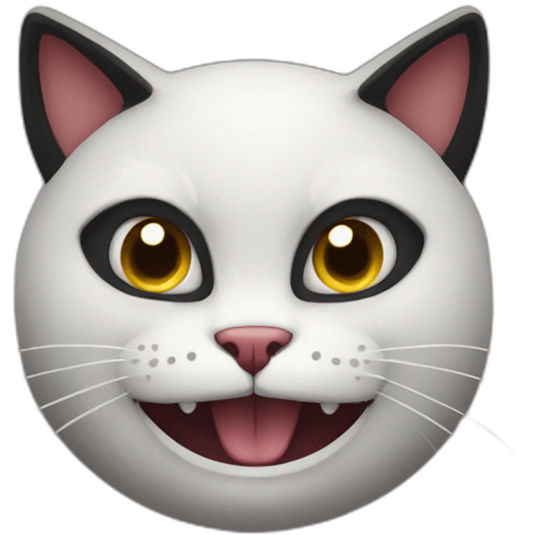 evil cat emoji