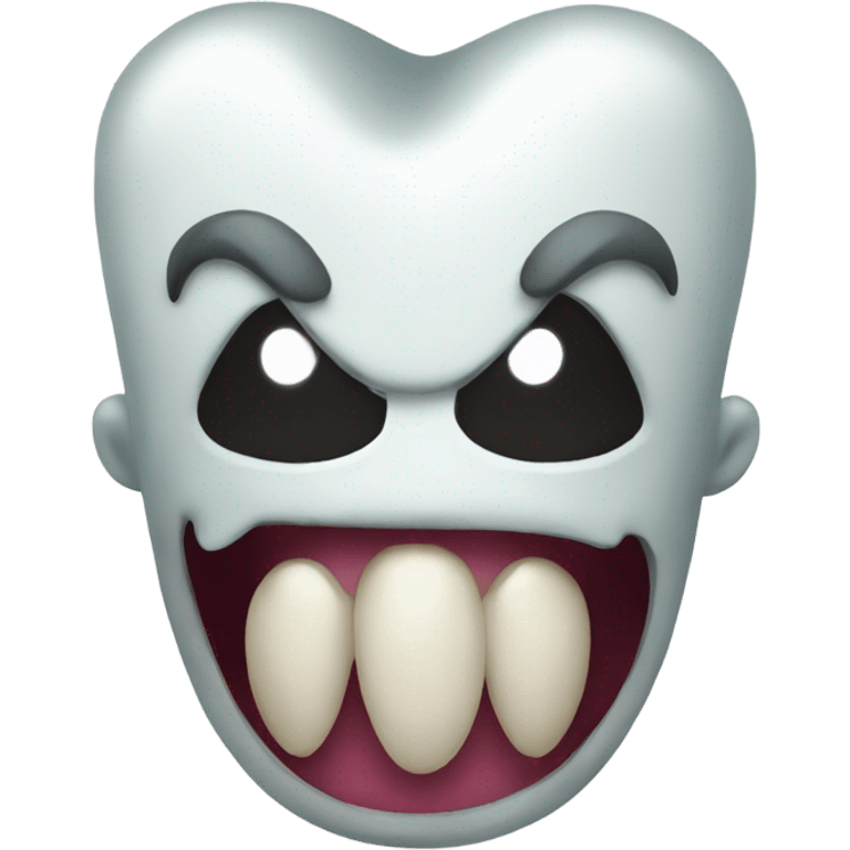 evil tooth  emoji