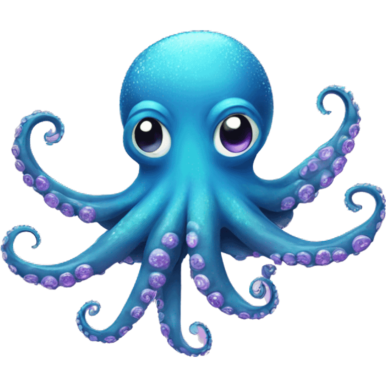 Octopus with sparkles emoji