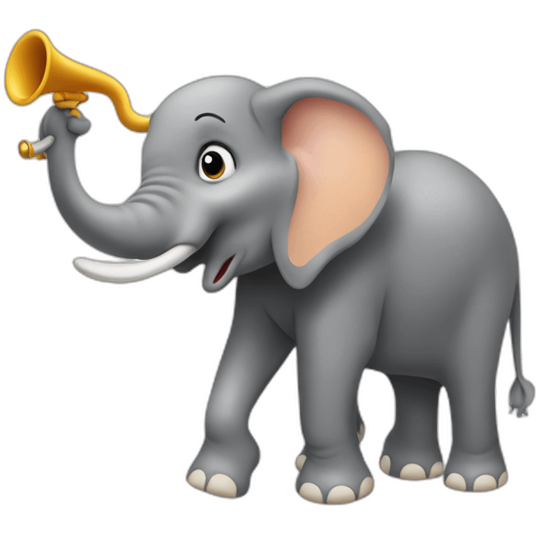 elephant trumpeting emoji