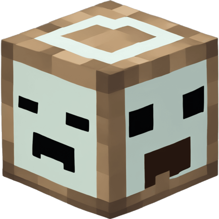 Minecraft sad block emoji