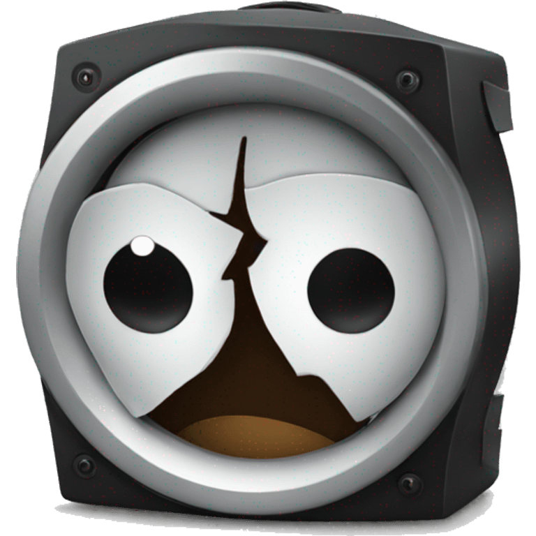 Broken speaker emoji