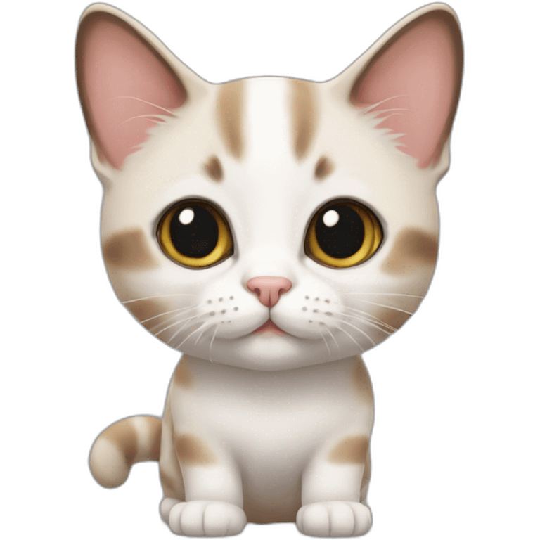 Munchkin cat full-height emoji