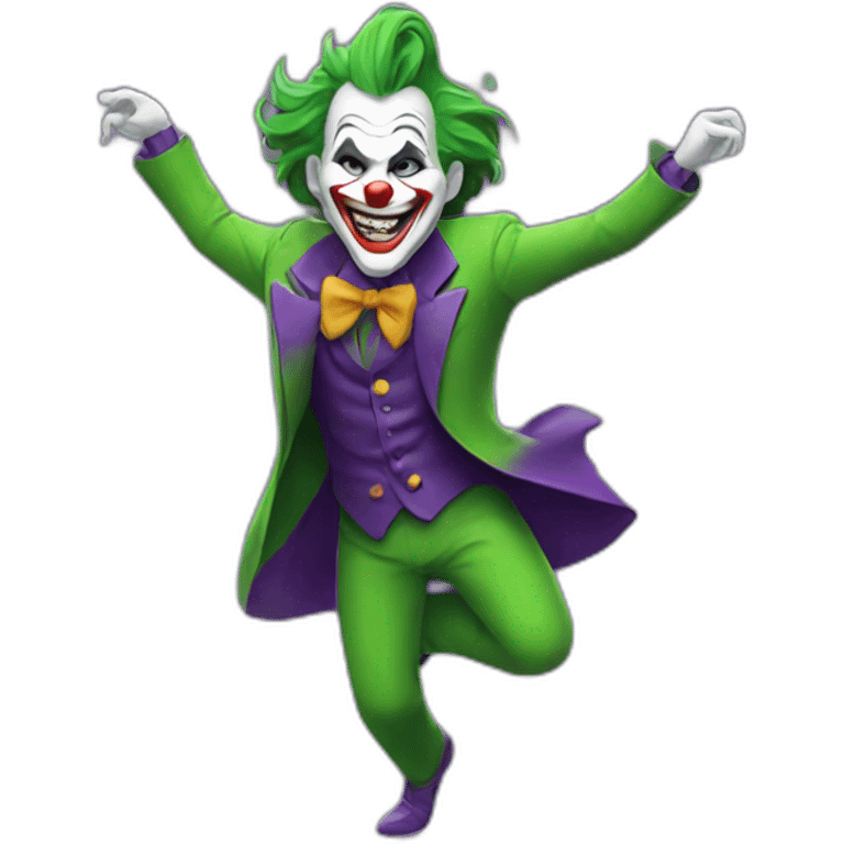 Joker dancing emoji