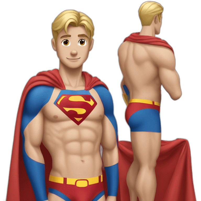 superman in speedo emoji