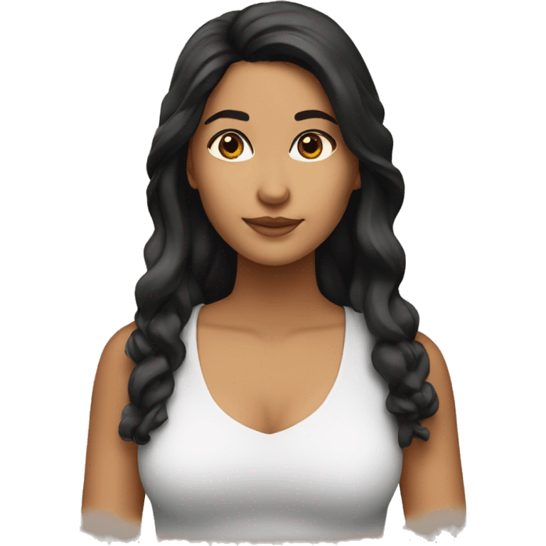 Brunette latina  emoji