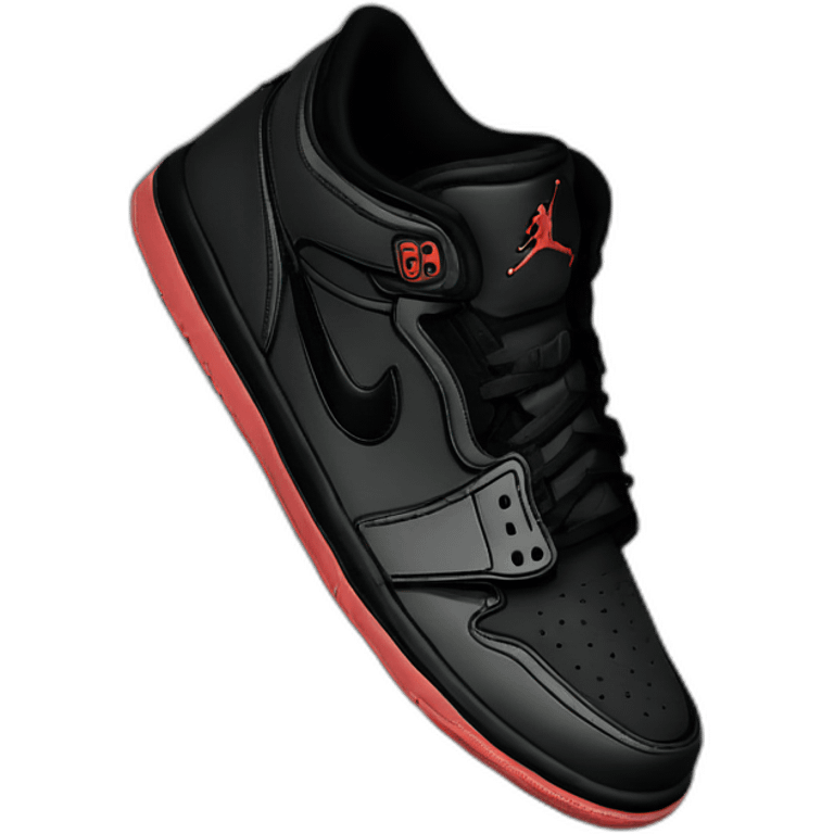 nike air jordan black emoji