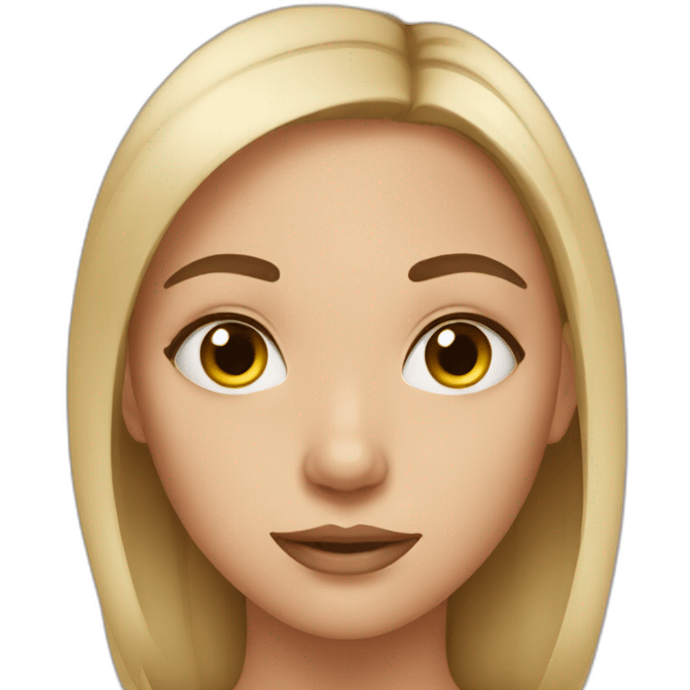 Girl with dark circles emoji