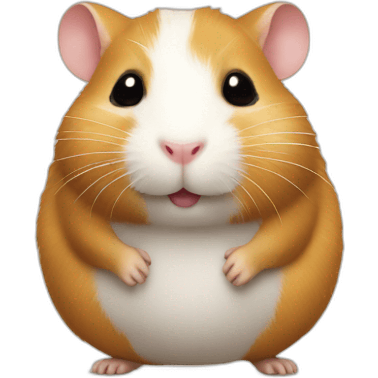 Rich hamster emoji