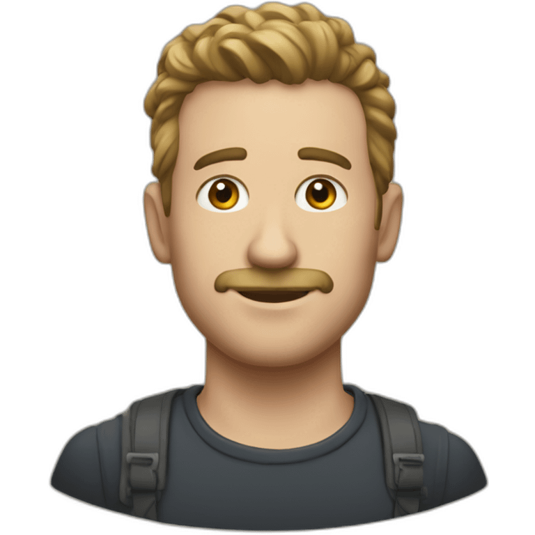 homme roue avec bouclette emoji