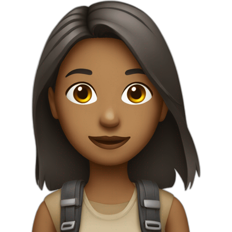 Travel girl emoji