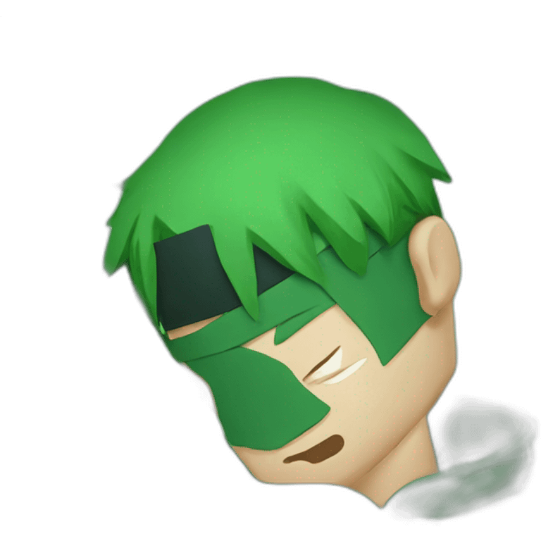 Zoro Green sleep emoji