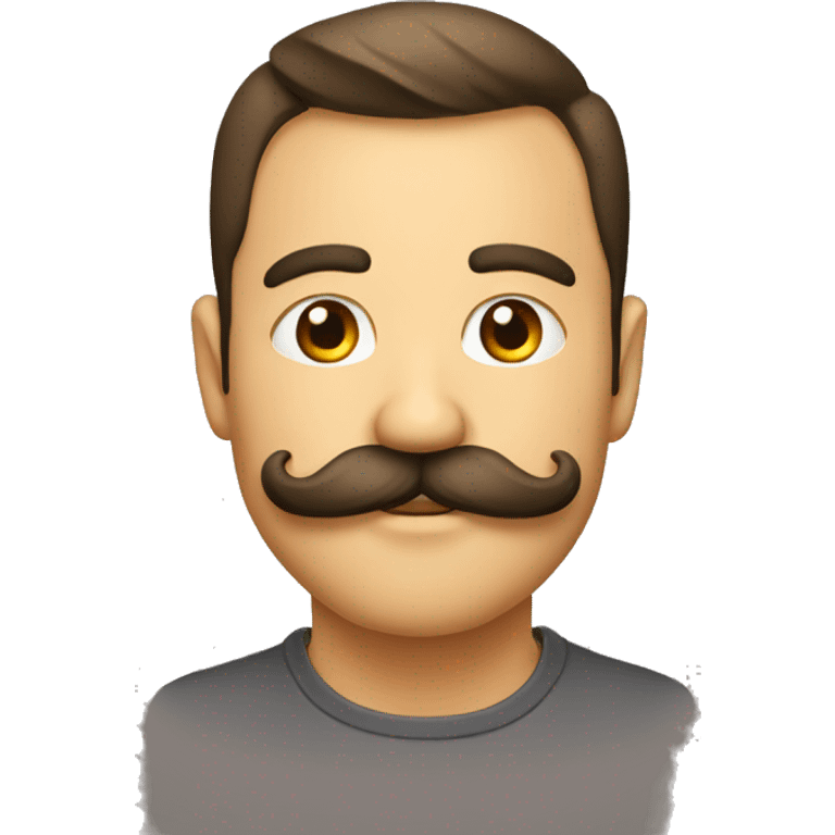 dégradé moustache basse metisse  emoji