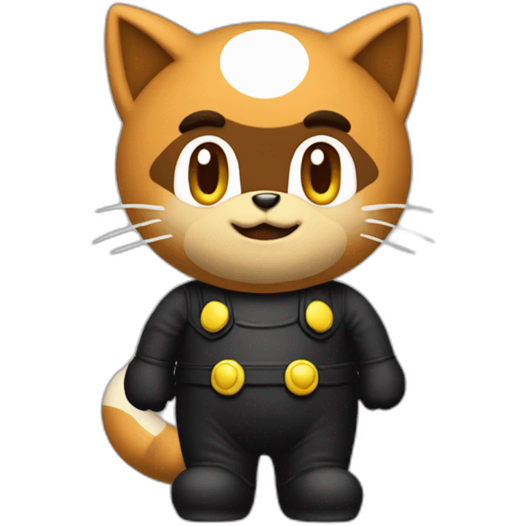 super mario in cat suit emoji