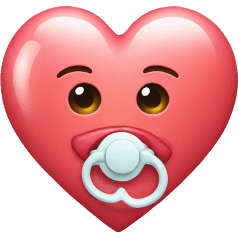 heart with pacifier emoji