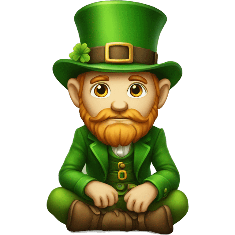 leprechaun thoughtful emoji