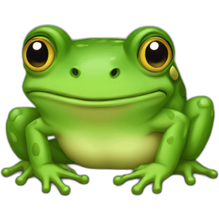 Frog color emoji