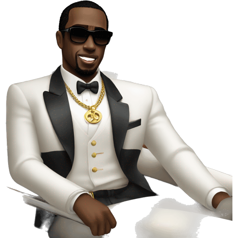 P. Diddy on a yacht  emoji