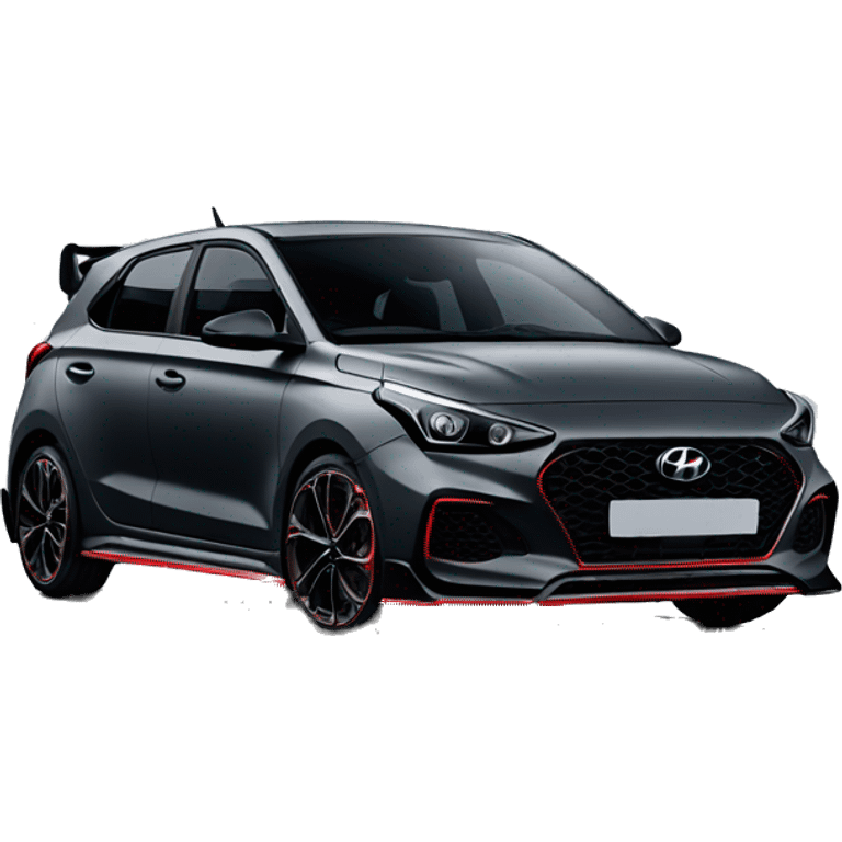 Hyundai i20 n black emoji