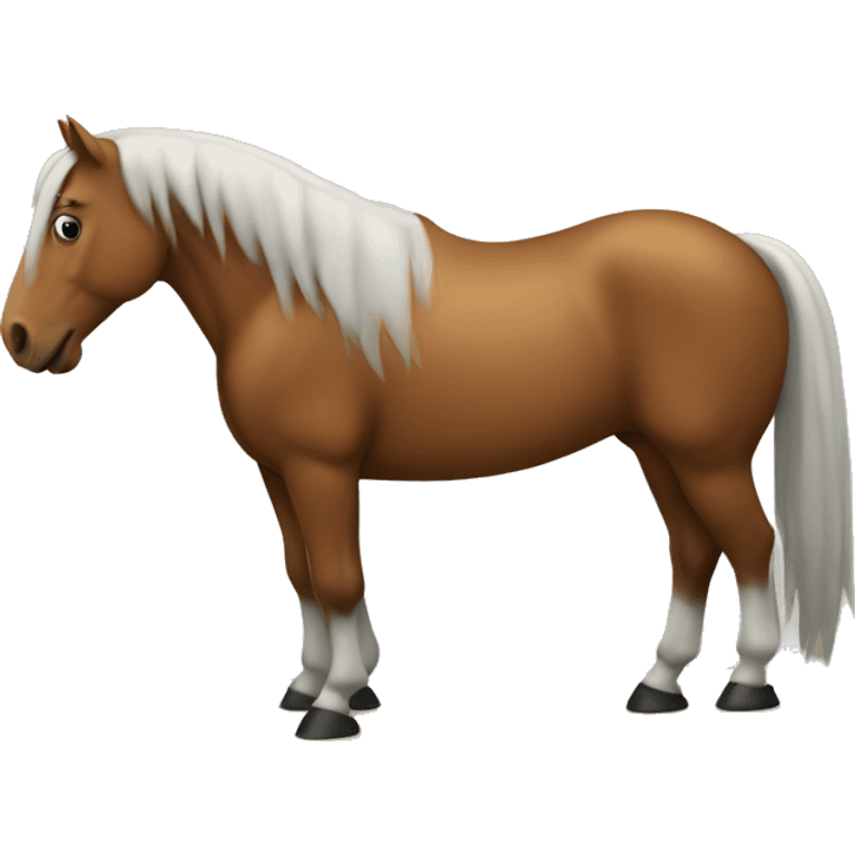 Horse on a mote.  emoji