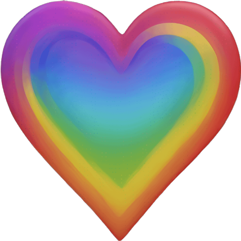 Rainbow heart emoji