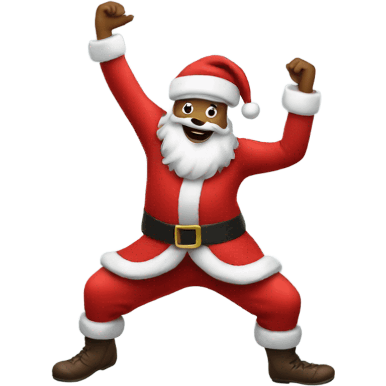 Dancing Santa emoji