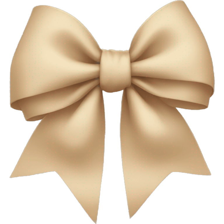 Beige bow    emoji