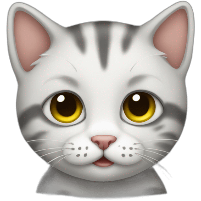 sick baby cat emoji