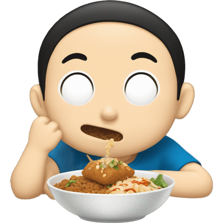 Shinchan eating patodi emoji