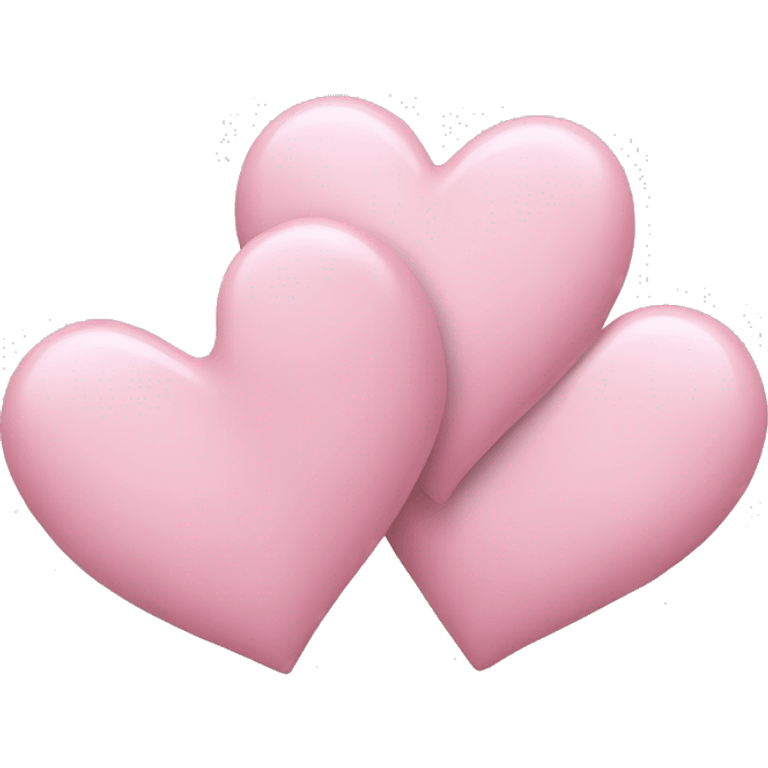 Light pink 2 double hearts emoji