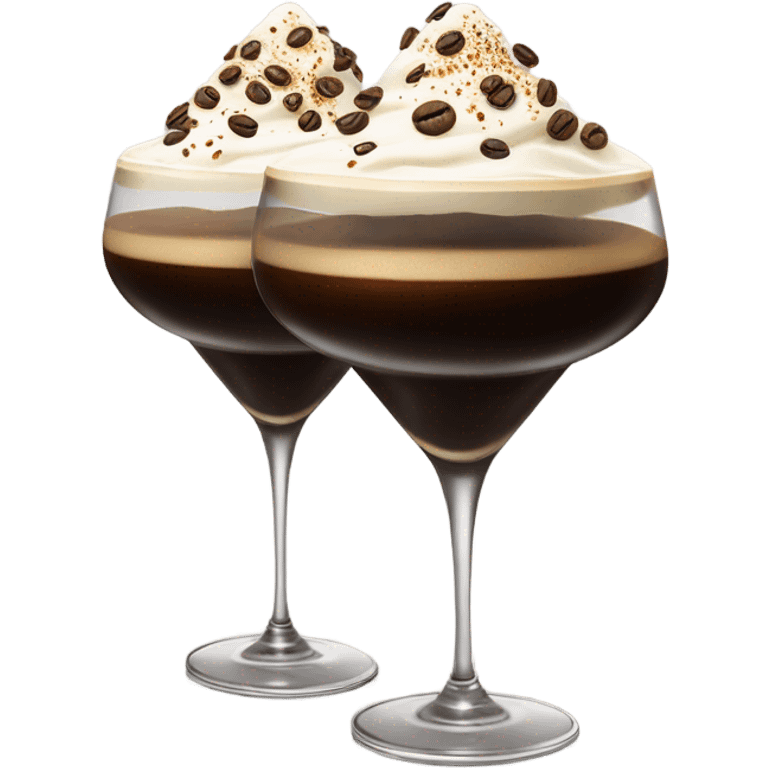 2 espresso martinis cheers emoji