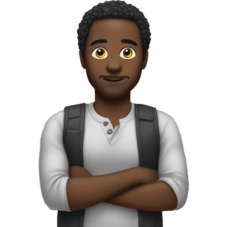 black man emoji