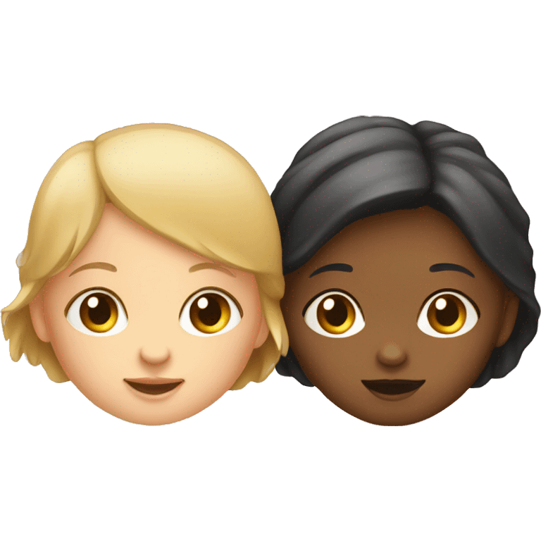 little girl and baby girl emoji